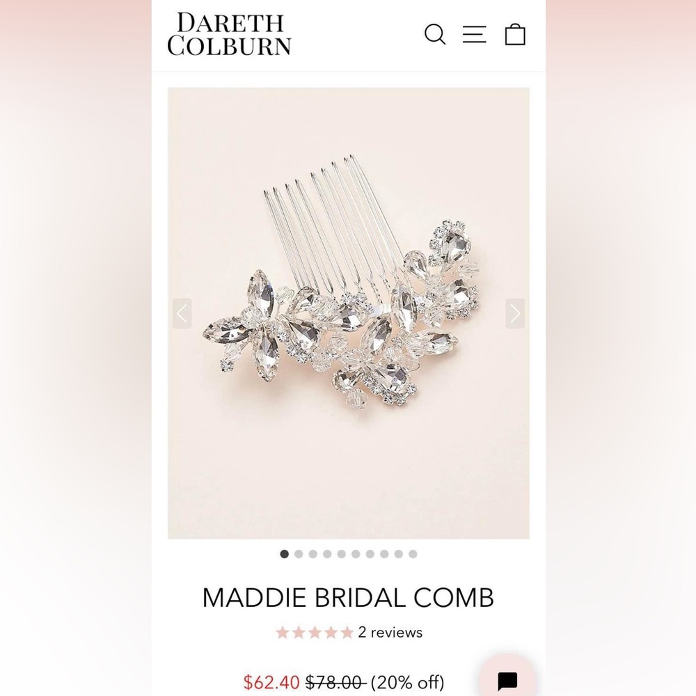 MADDIE BRIDAL COMB - Dareth Colburn